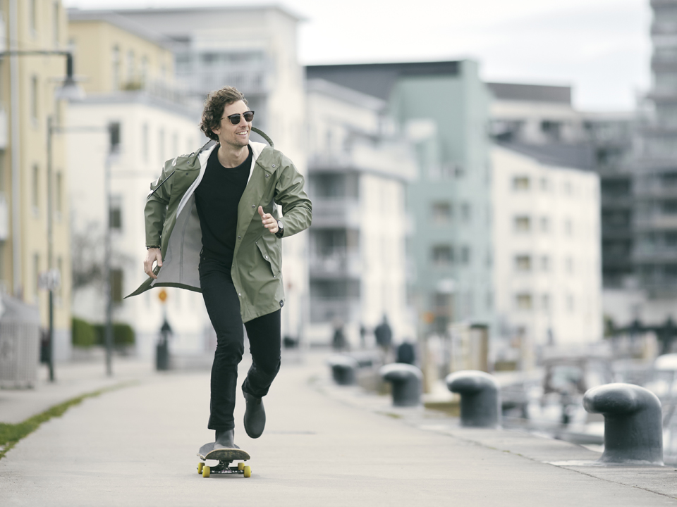 Person på skateboard